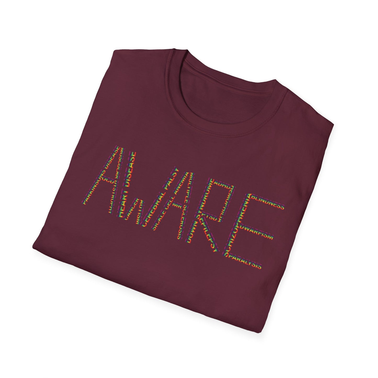 Awareness Unisex Softstyle T-Shirt - Comfortable and Stylish Statement Tee