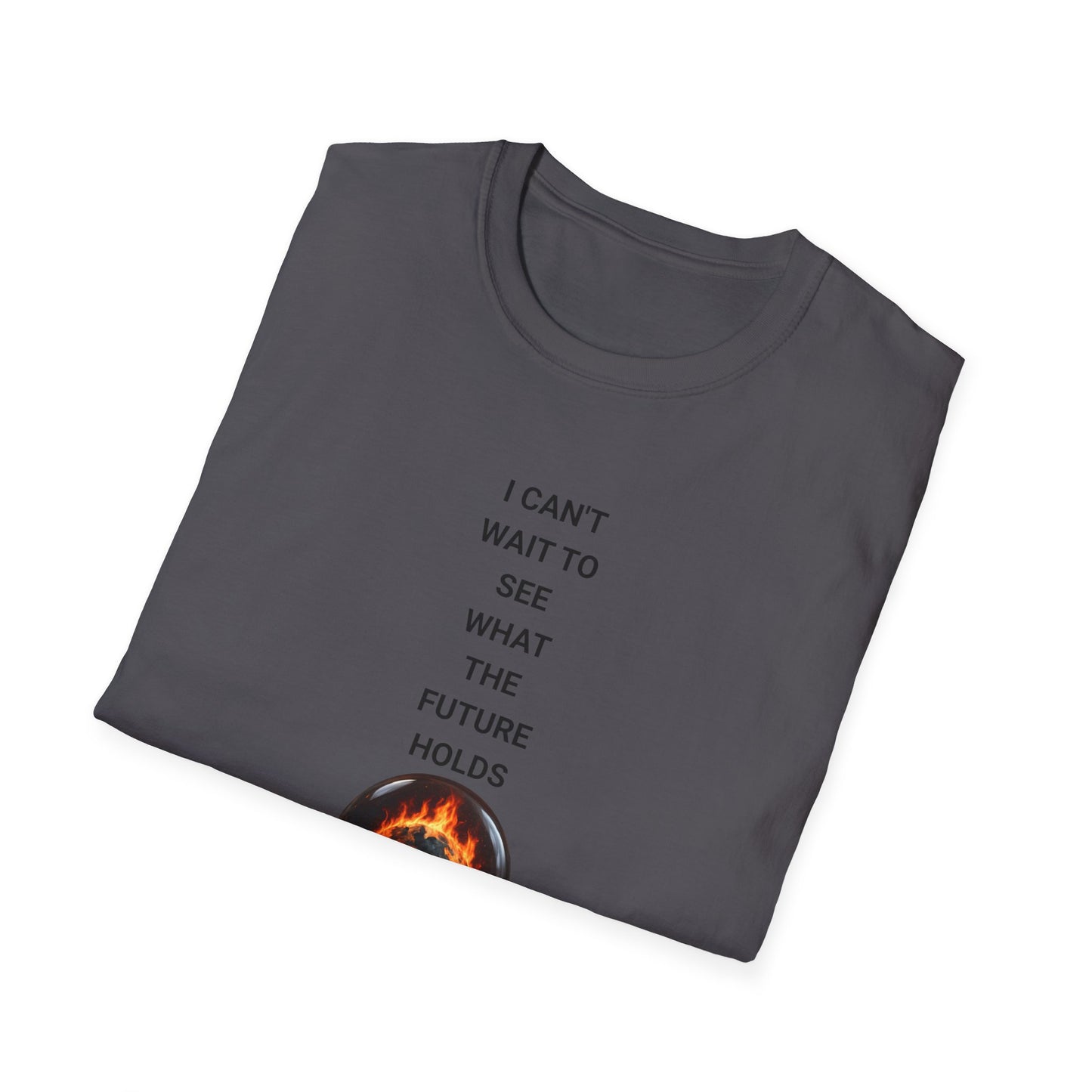 Crystal Ball Future T-Shirt, Psychic Gift, Astrology Apparel, Spiritual Tee, Carnivals & Festivals Occasional Wear