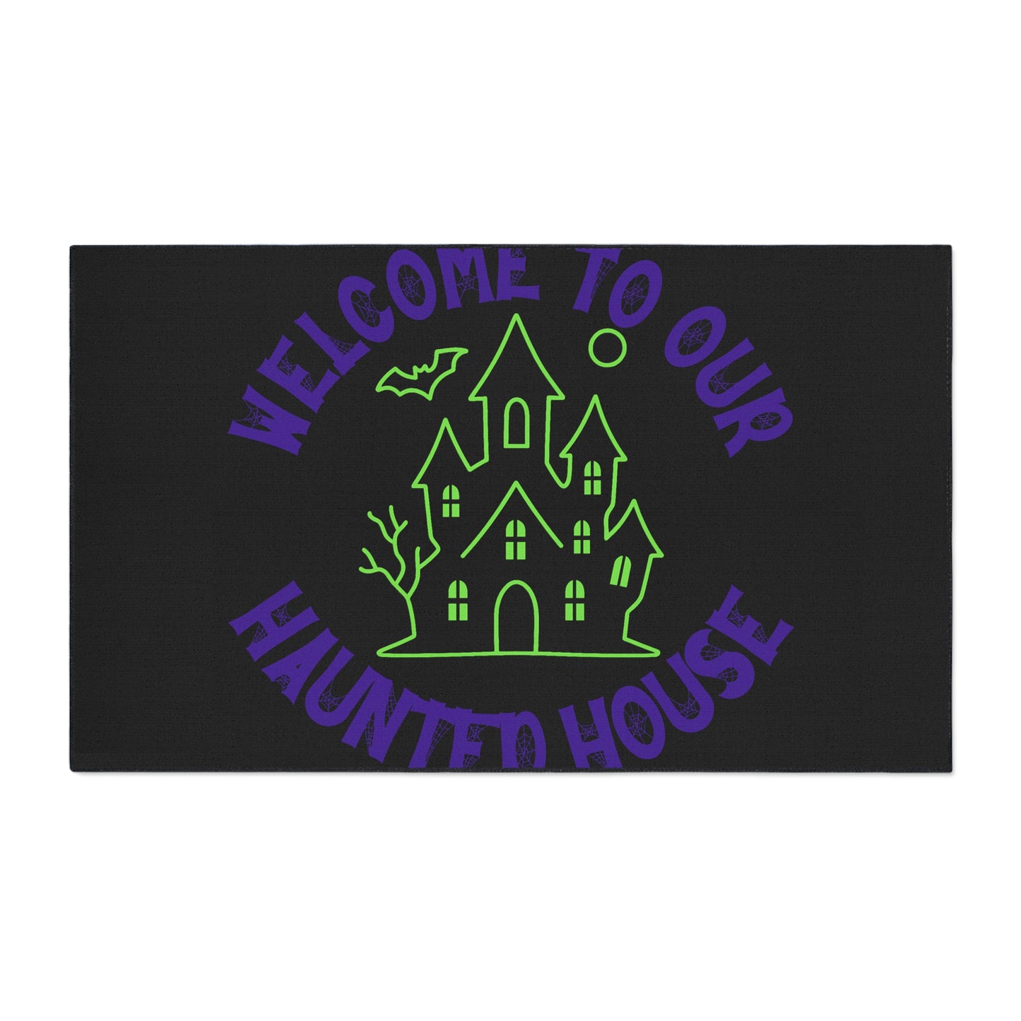Spooky Halloween Floor Mat, Welcome to Our Haunted House Entryway Rug, Holiday Decor, Seasonal Home Decoration, Halloween Gift Idea, [...]