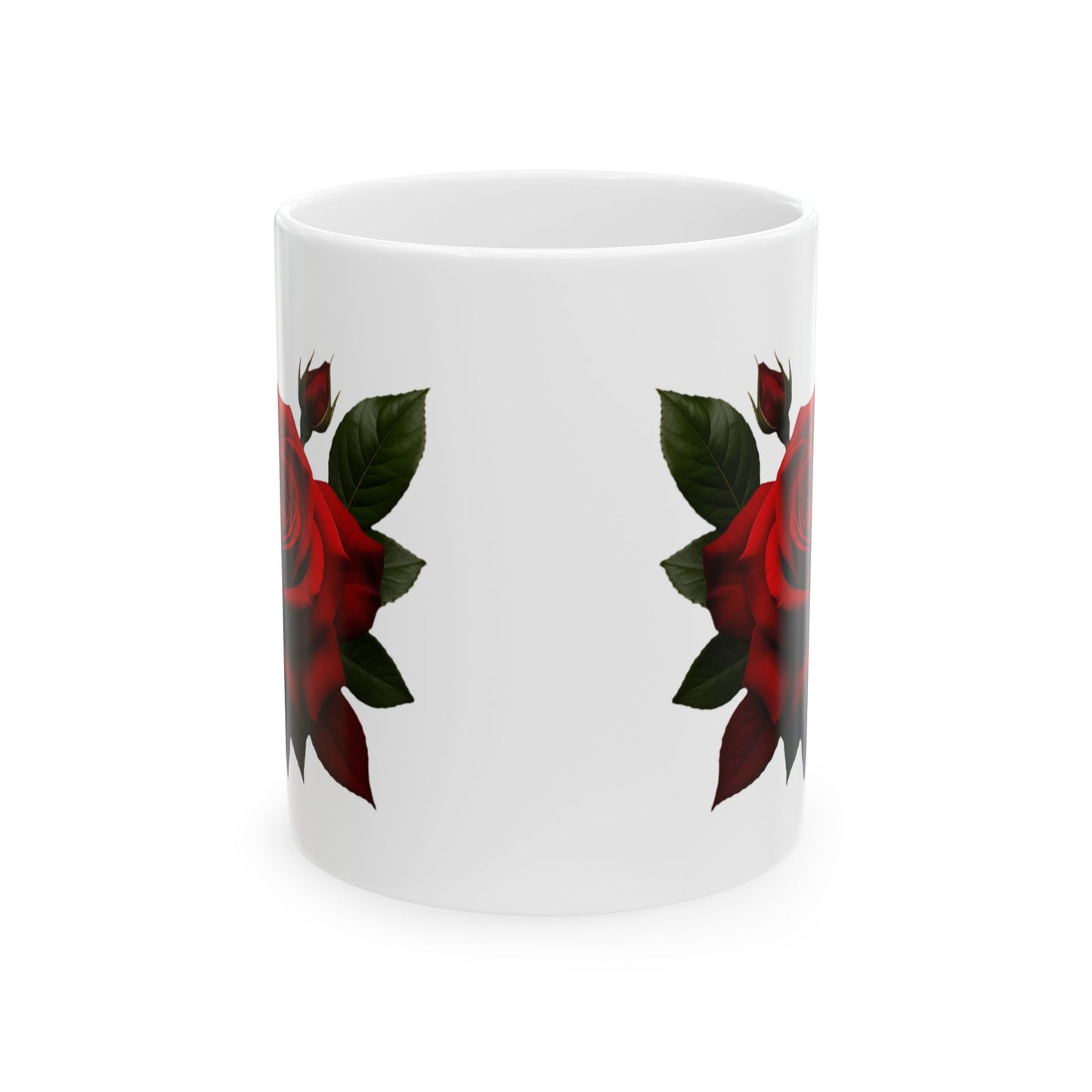 Elegant Rose Ceramic Mug - Perfect Gift for Birthdays, Anniversaries, Mother's Day, Tea Lovers, Coffee Enthusiasts