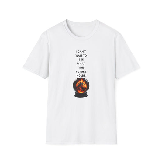 Crystal Ball Future T-Shirt, Psychic Gift, Astrology Apparel, Spiritual Tee, Carnivals & Festivals Occasional Wear