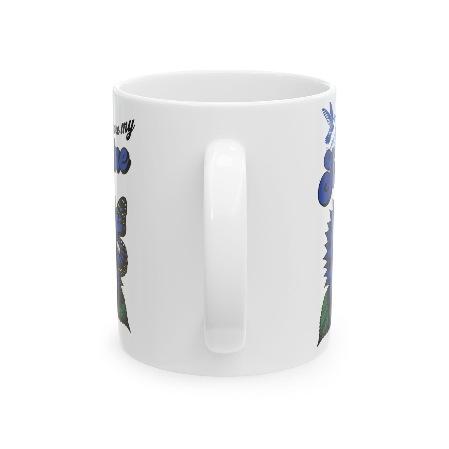 Blue Sunshine Ceramic Mug