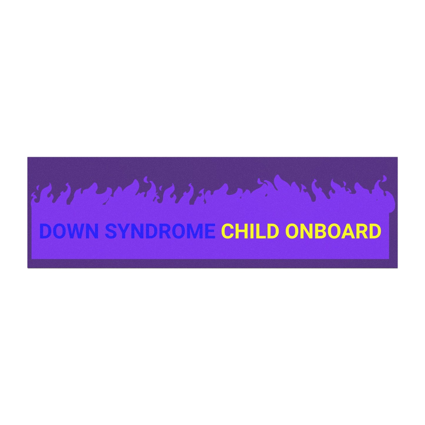 Down Syndrome Child Onboard Car Magnet | Support Awareness | Family Vehicle Decor | Child Safety | Car Accessory | Love & Pride
