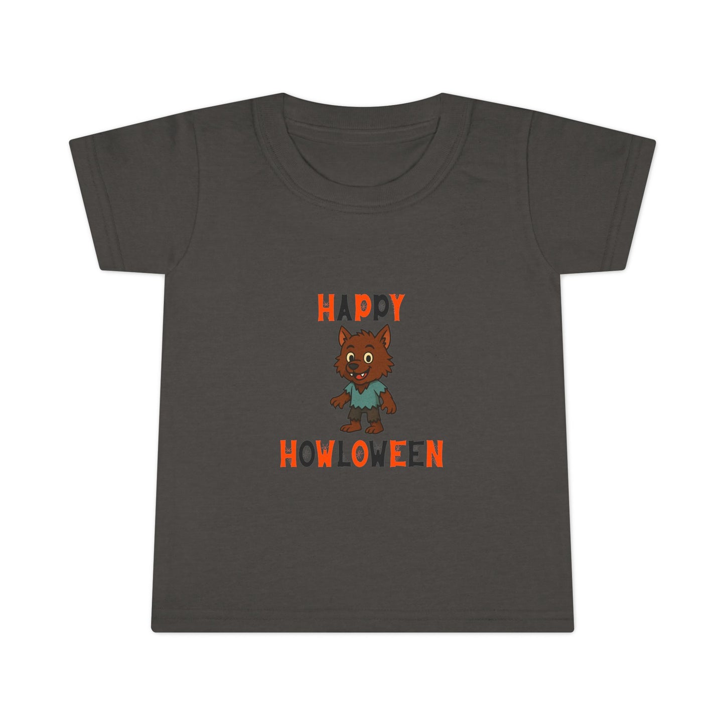 Toddler Halloween T-Shirt, Happy Howloween Kids Tee, Cute Halloween Shirt, Baby Wolf Costume Tee, Toddler Spooky Attire