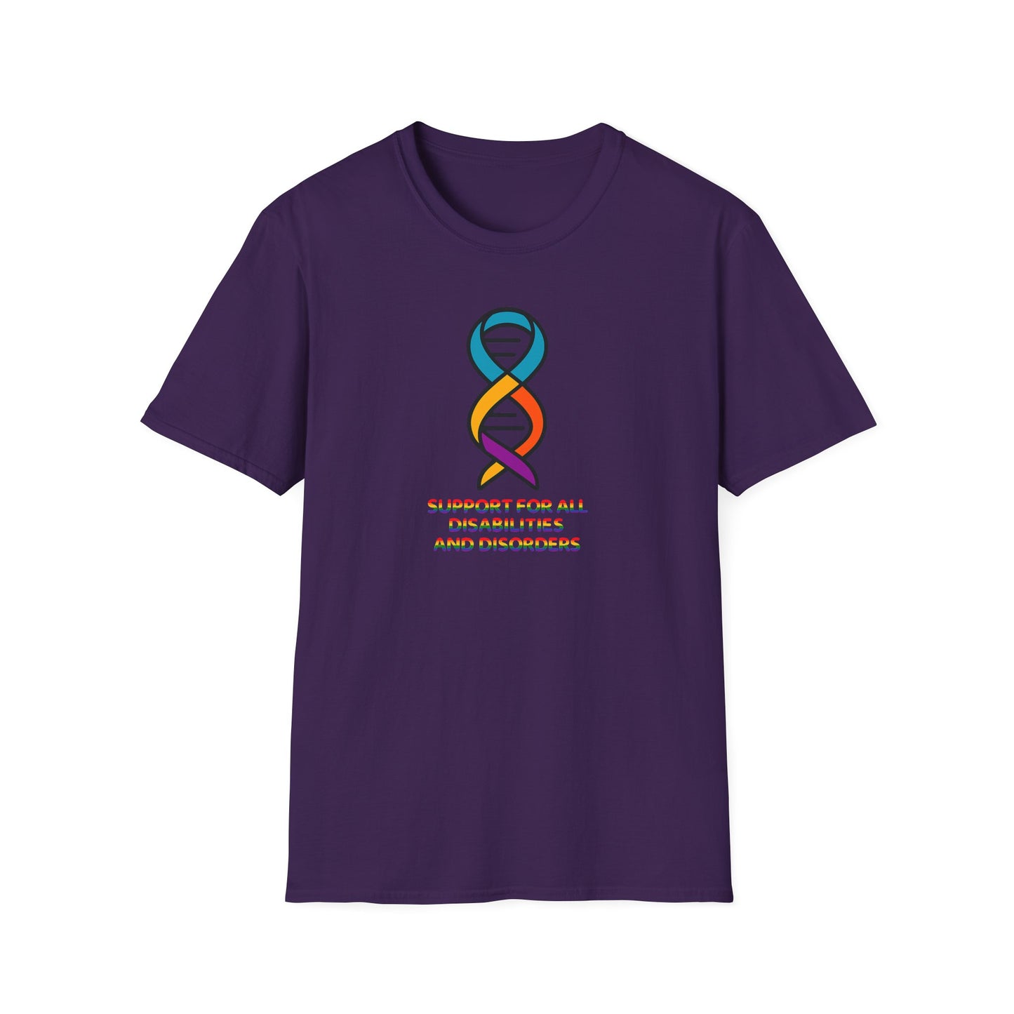 Support for All Disabilities T-Shirt - Unisex Softstyle Tee