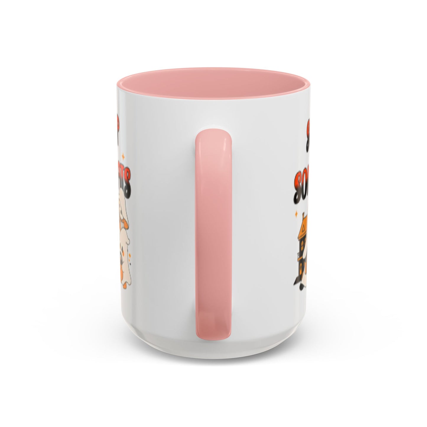 Halloween Ghost Treats Mug, Scare Up Some Treats Coffee Cup, Spooky Gift for Haunted House Lovers, Fall Decor, Fun Halloween Kitchenware