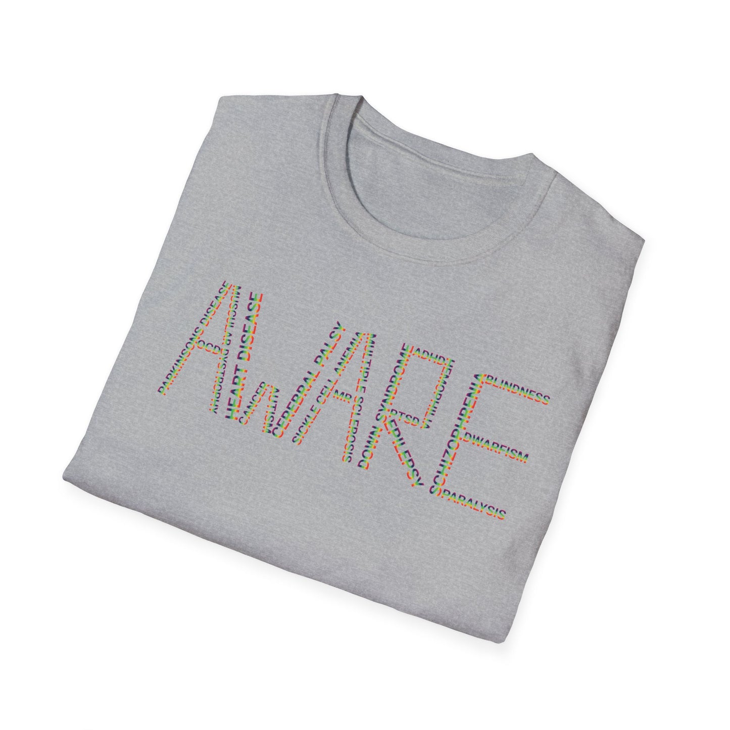 Awareness Unisex Softstyle T-Shirt - Comfortable and Stylish Statement Tee