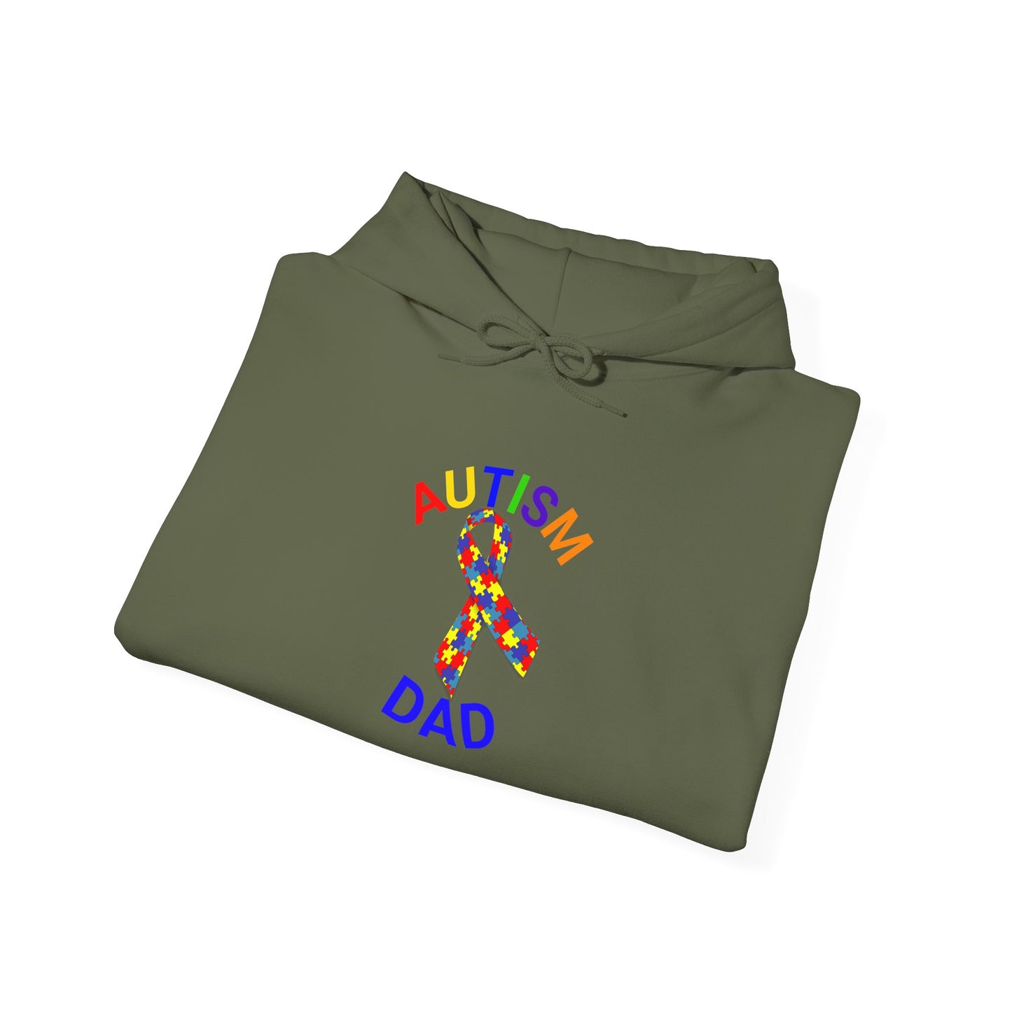 Autism Dad Inspirational Hoodie | Unisex Heavy Blend Sweatshirt for Fathers | Perfect Gift for Dad | Awareness Apparel