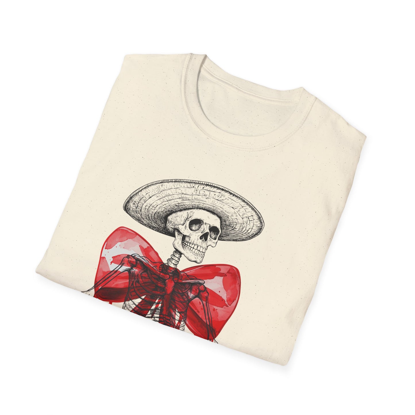Bloody Skeleton, Unisex soft style T-Shirt