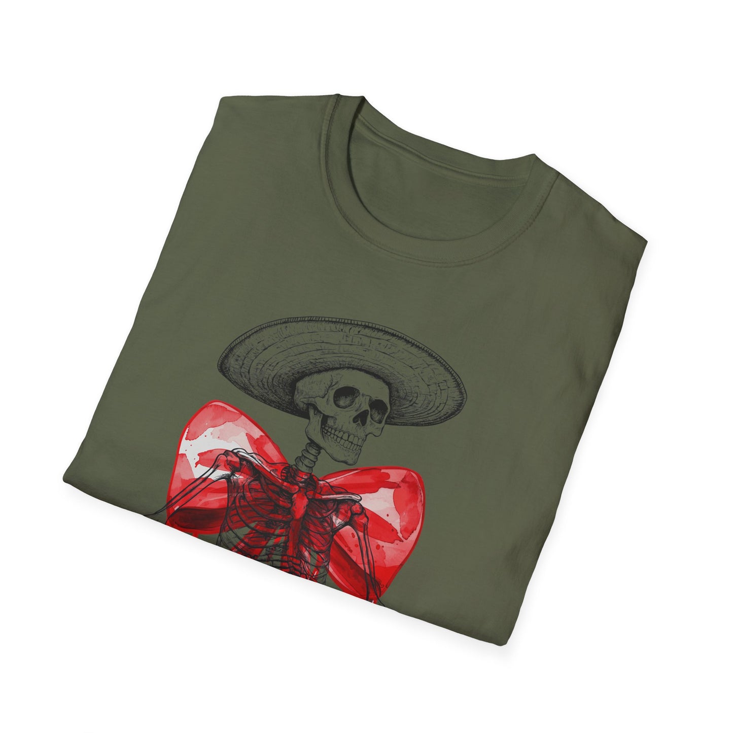 Bloody Skeleton, Unisex soft style T-Shirt