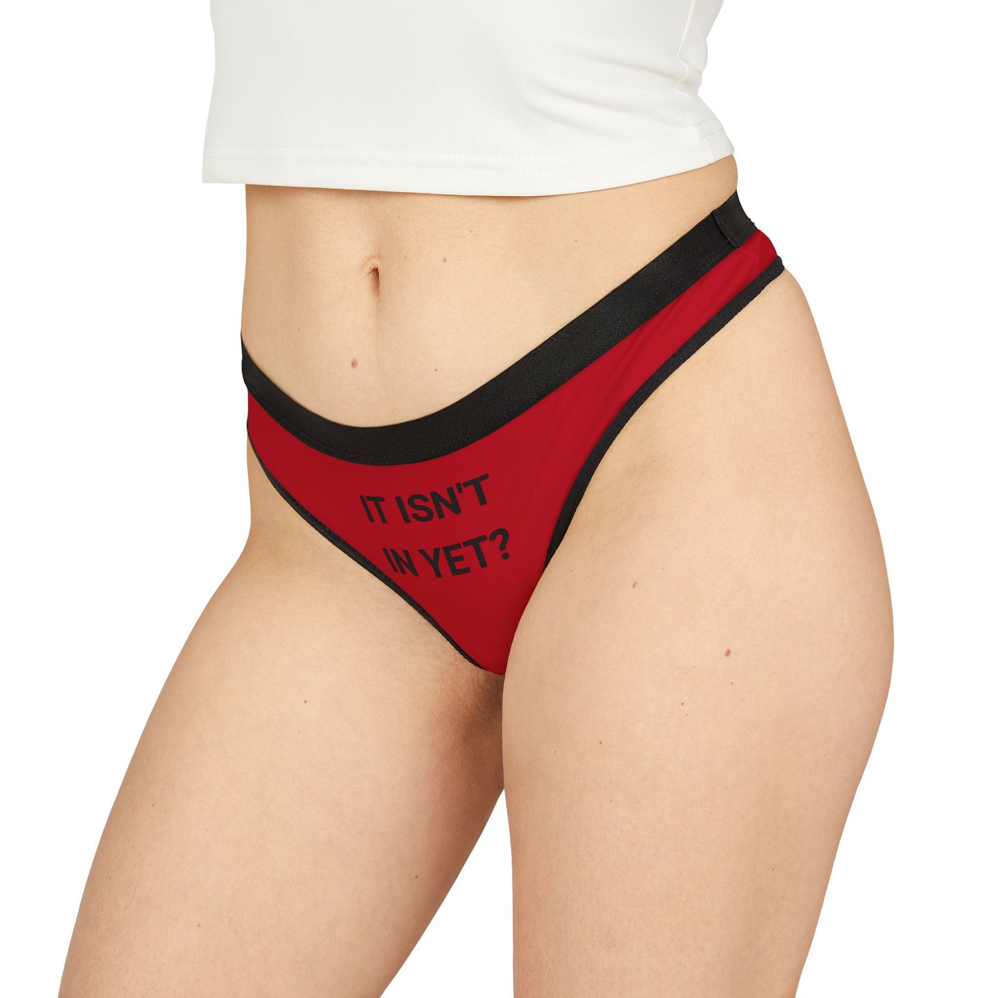 Women's Thongs with Playful Text, Cheeky Lingerie, Fun Underwear, Gifts for Her, Date Night Essentials, Sexy Fashion