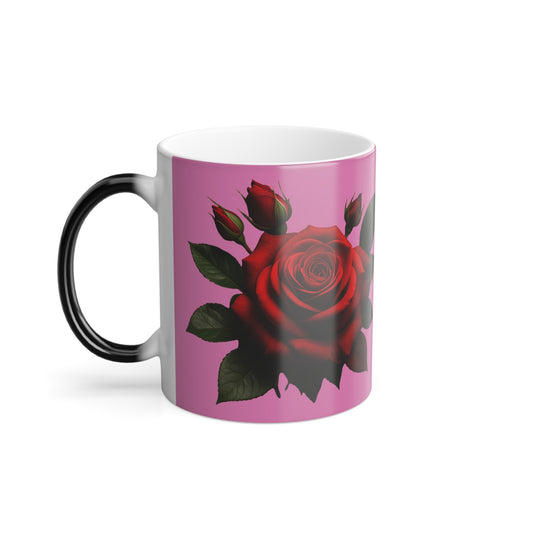 Elegant Color Morphing Mug with Rose Design, Perfect Gift for Floral Lovers, Customizable Coffee Cup, Unique Home Decor, Mother's Day [...]