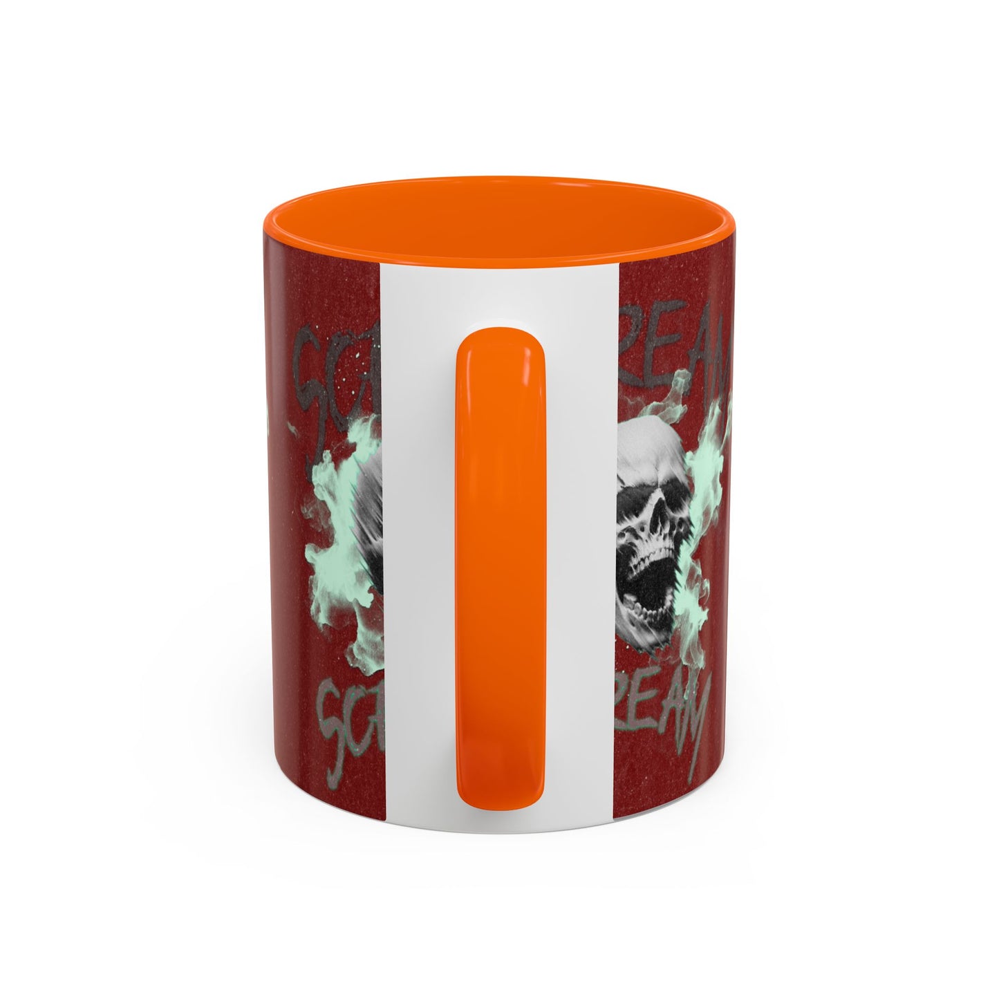 Gothic Skull Accent Coffee Mug - Unique Drinkware for Halloween, Gift for Coffee Lovers, Skull Decor, Perfect for Horror Fans, 11oz & 15oz