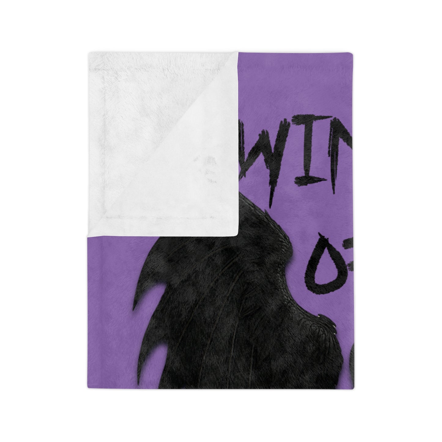 Demon Wings Blanket | Cozy Velveteen Microfiber Throw for Horror Lovers, Perfect for Halloween, Home Decor, Gift Idea, Soft Plush Blanket