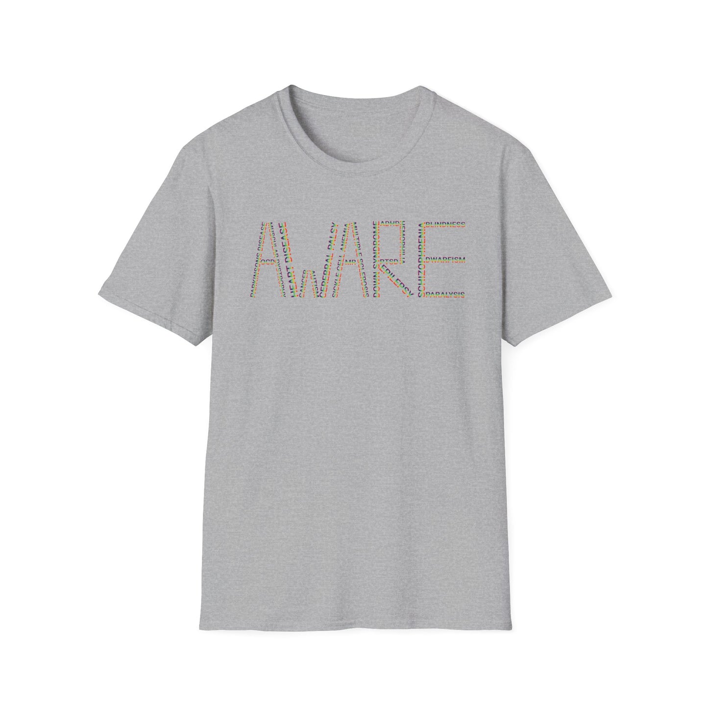 Awareness Unisex Softstyle T-Shirt - Comfortable and Stylish Statement Tee