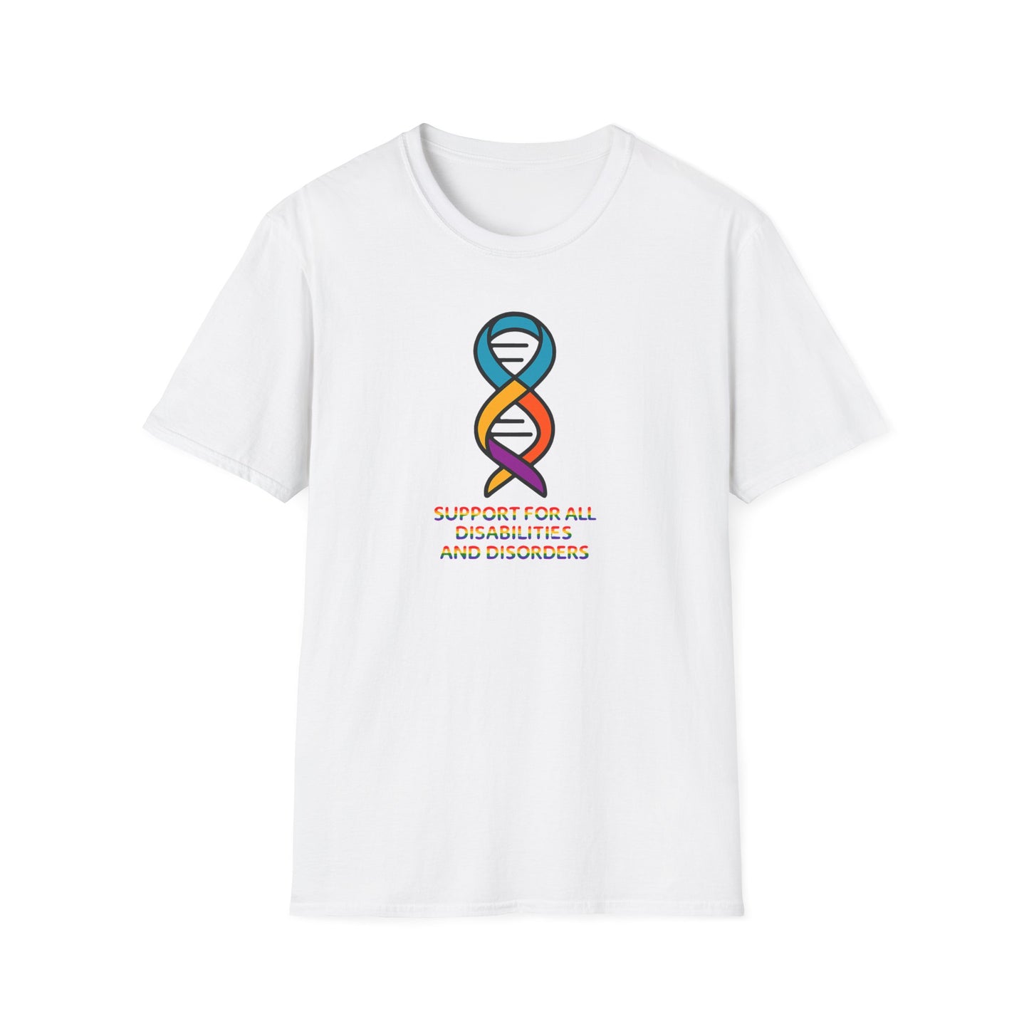 Support for All Disabilities T-Shirt - Unisex Softstyle Tee