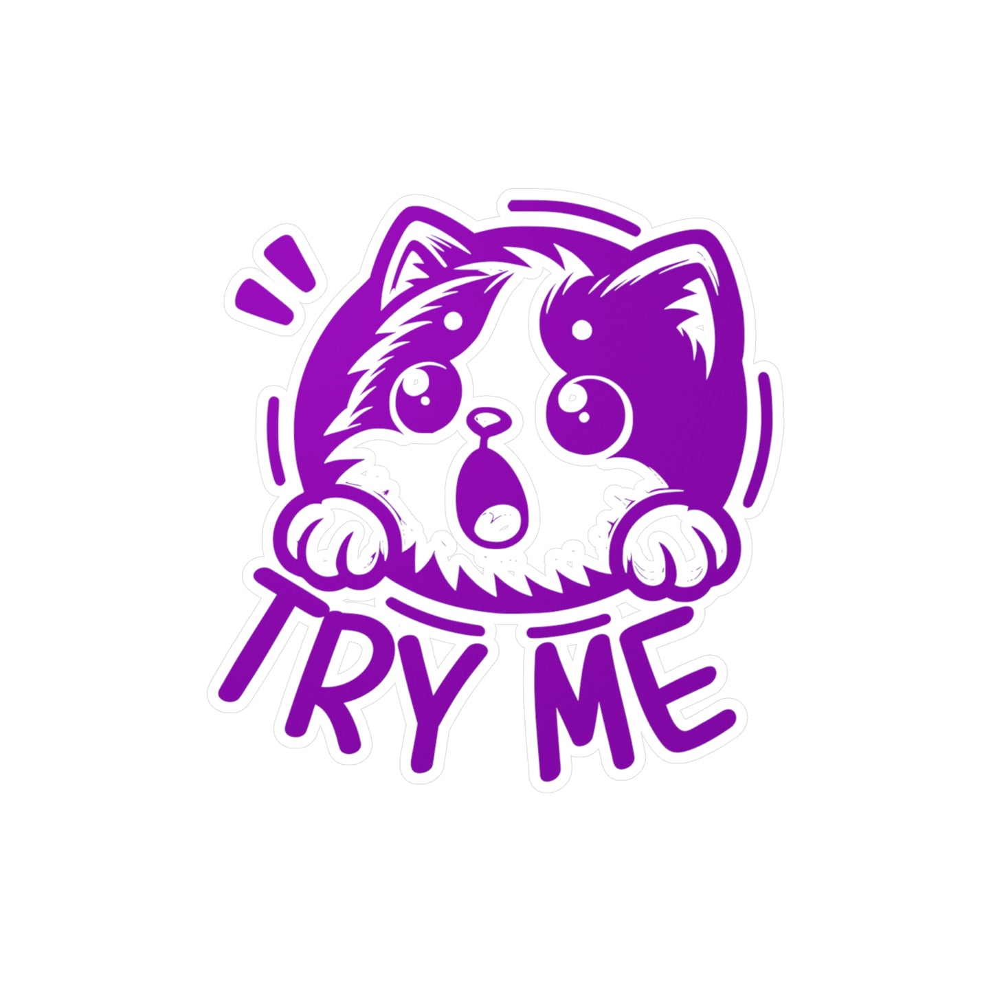 Adorable Cat Vinyl Decals, Cute Kitty Stickers for Pet Lovers, Car Window Decals, Gift for Cat Owners, Fun Home Decor