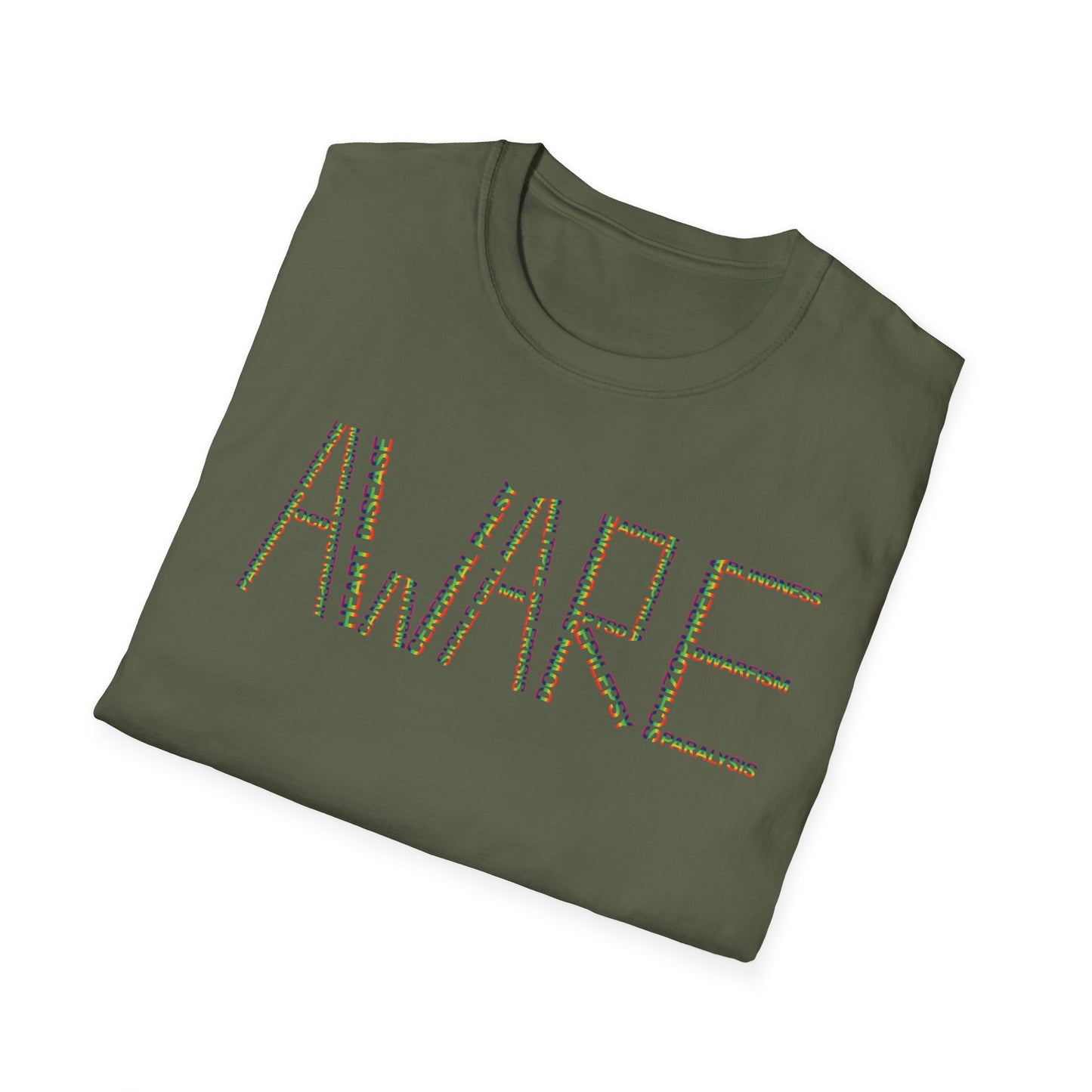 Awareness Unisex Softstyle T-Shirt - Comfortable and Stylish Statement Tee