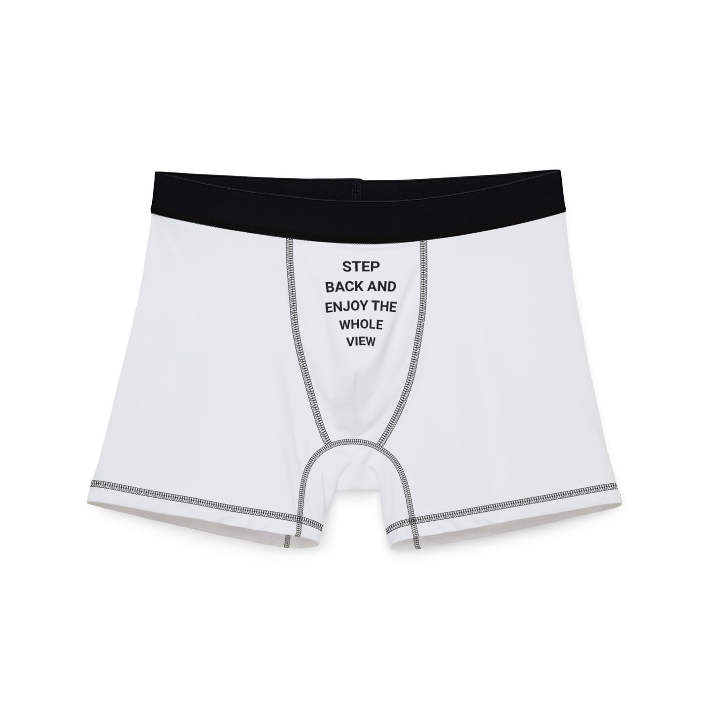 Men's Boxers with Fun Quote - Comfortable All-Over Print Underwear, Unique Gifting for Birthdays, Anniversaries, Daily Wear