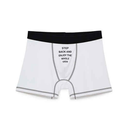 Men's Boxers with Fun Quote - Comfortable All-Over Print Underwear, Unique Gifting for Birthdays, Anniversaries, Daily Wear