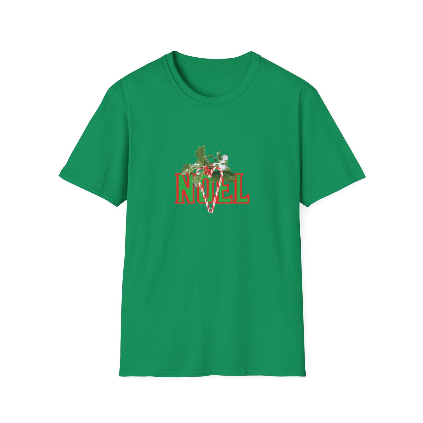 Noel Christmas T-Shirt — Festive Green & Red Holiday Graphic