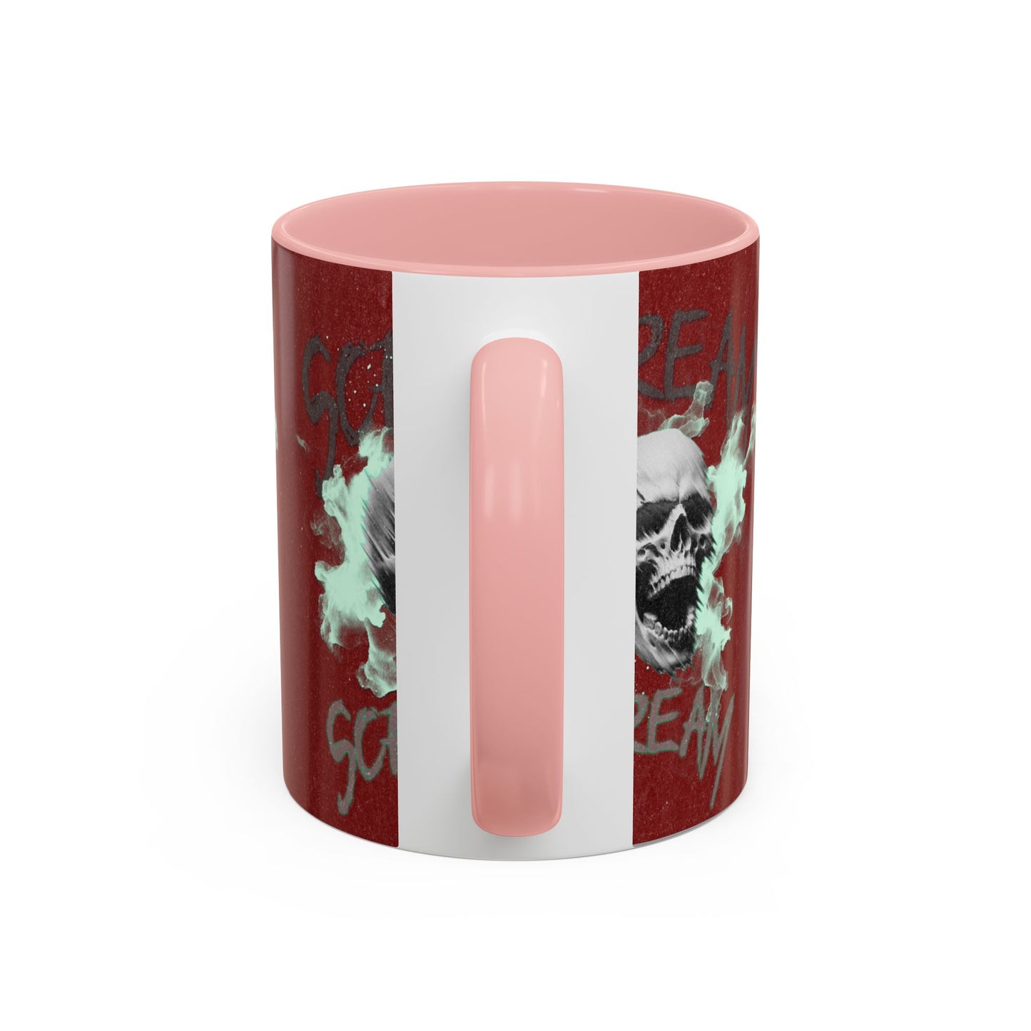 Gothic Skull Accent Coffee Mug - Unique Drinkware for Halloween, Gift for Coffee Lovers, Skull Decor, Perfect for Horror Fans, 11oz & 15oz