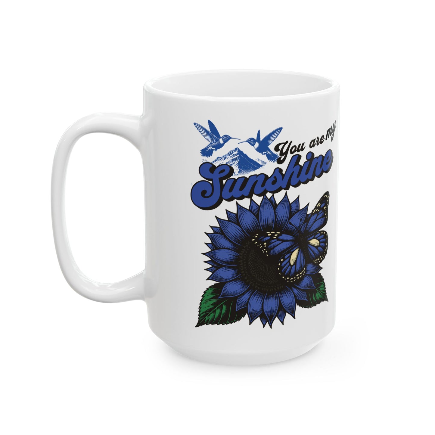 Blue Sunshine Ceramic Mug