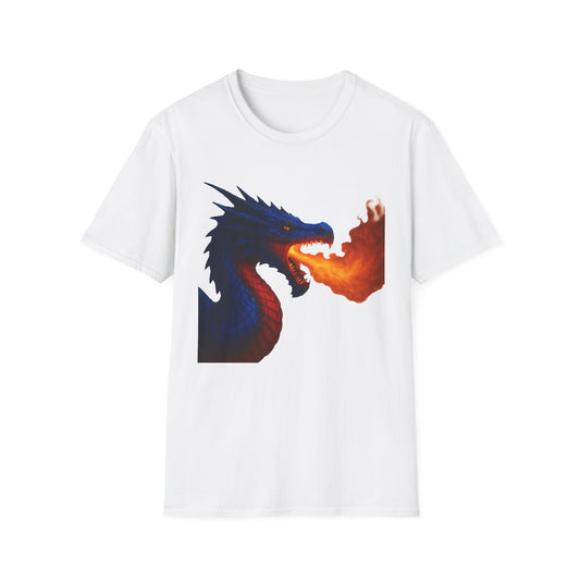 Fantasy Dragon Graphic Tee - Perfect for Gamers, Fantasy Lovers, Birthday Gifts, Casual Wear, Unique Gifts