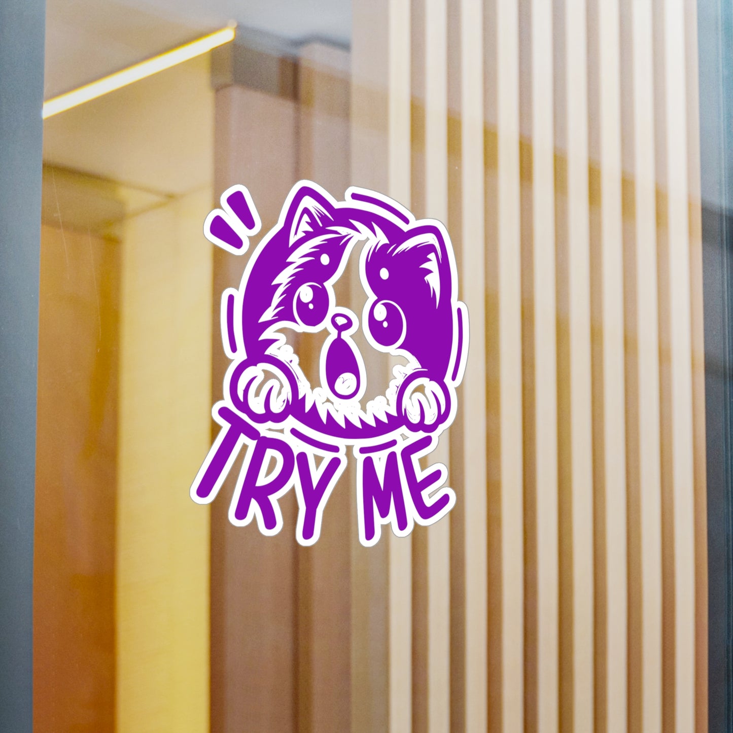 Adorable Cat Vinyl Decals, Cute Kitty Stickers for Pet Lovers, Car Window Decals, Gift for Cat Owners, Fun Home Decor