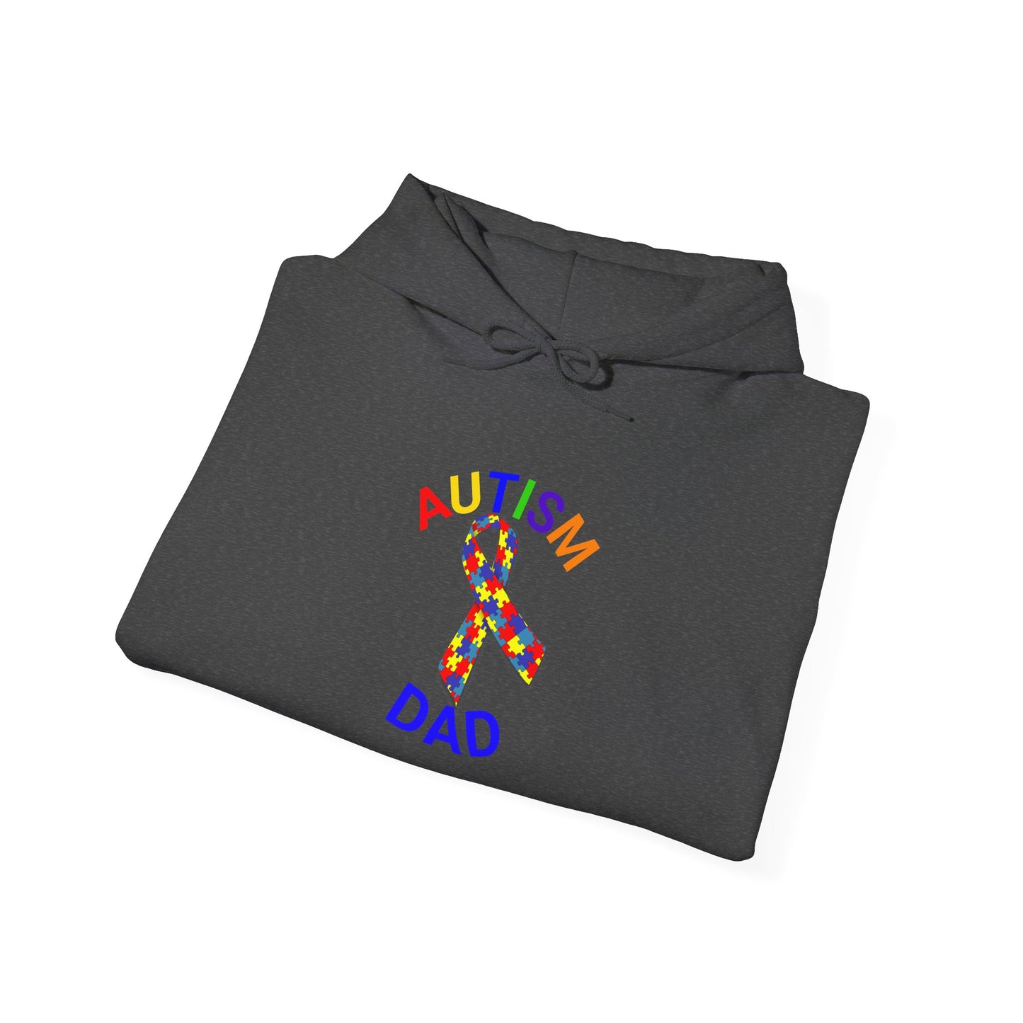 Autism Dad Inspirational Hoodie | Unisex Heavy Blend Sweatshirt for Fathers | Perfect Gift for Dad | Awareness Apparel