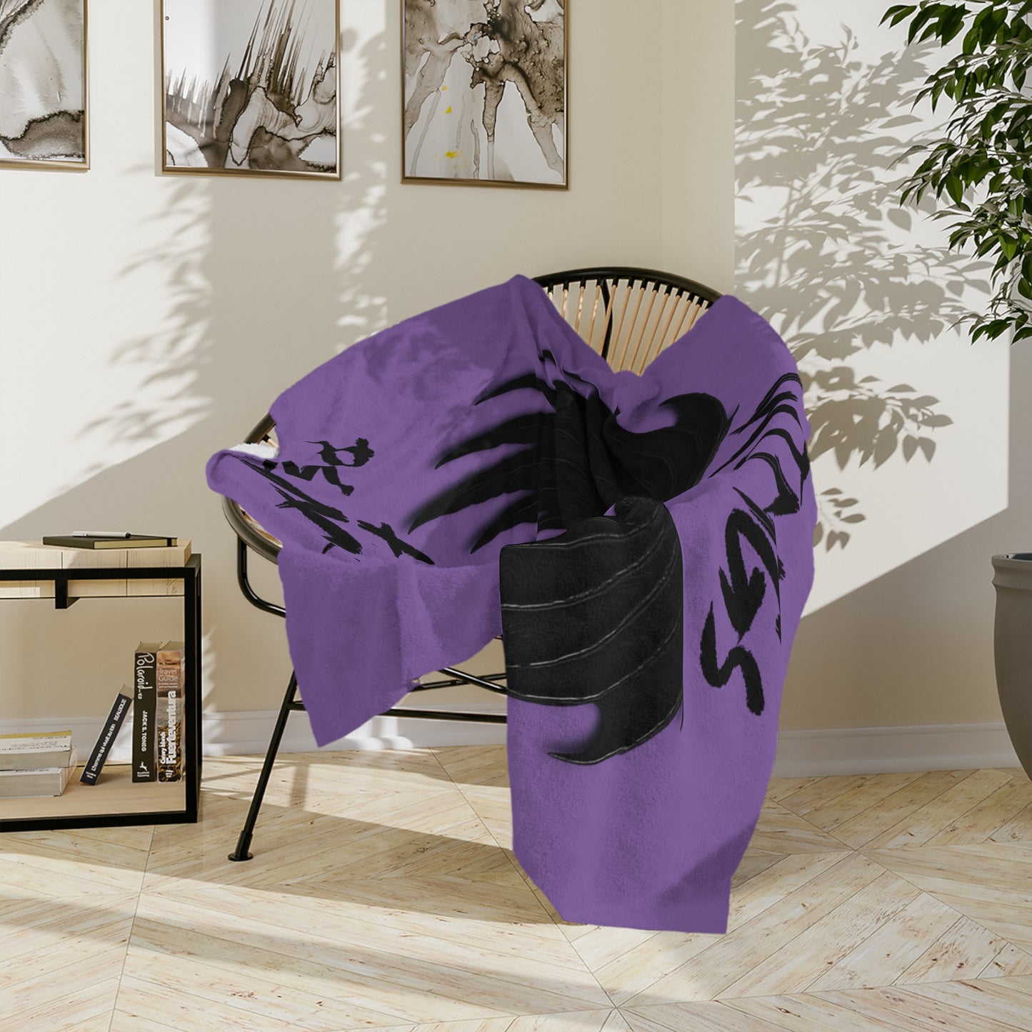 Demon Wings Blanket | Cozy Velveteen Microfiber Throw for Horror Lovers, Perfect for Halloween, Home Decor, Gift Idea, Soft Plush Blanket