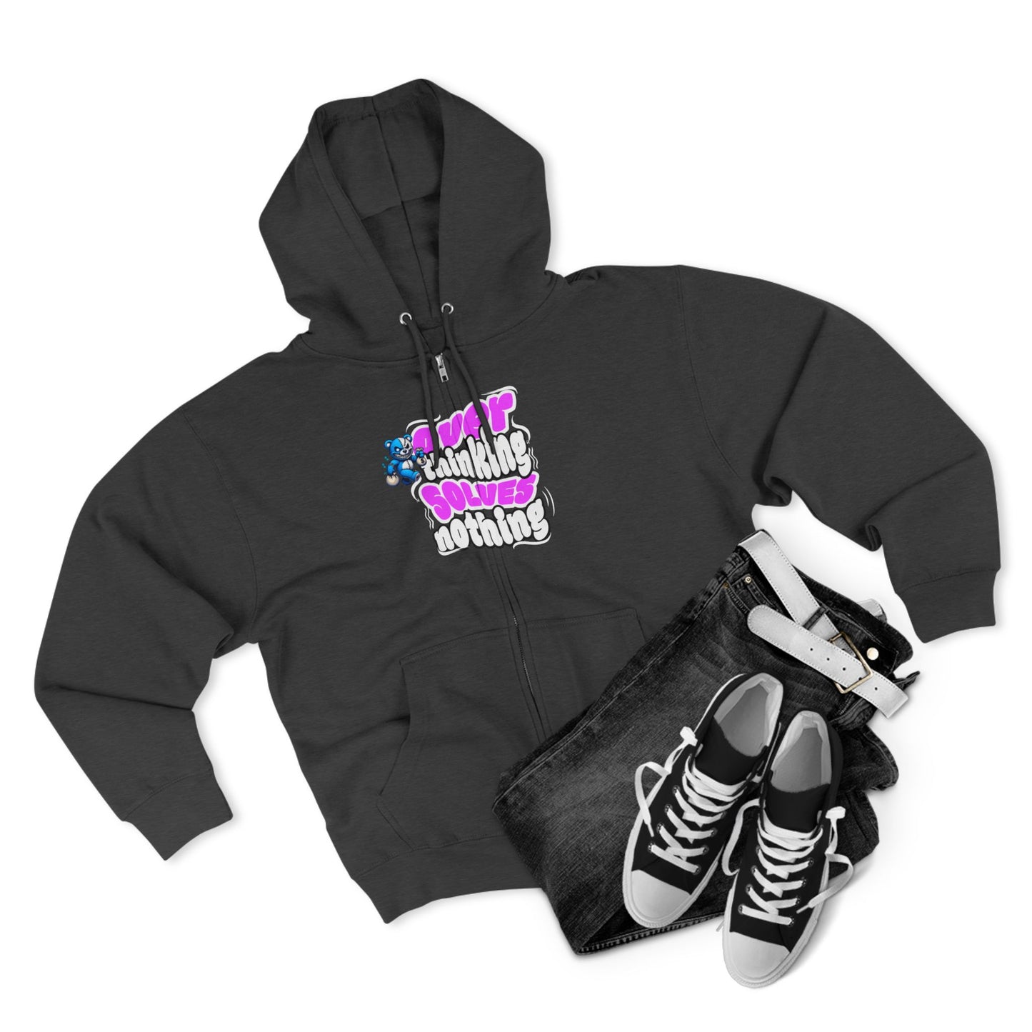 Unisex Zip Hoodie with Fun Typography, Casual Wear, Gift for Friends, Cozy Layer for All Occasions, Perfect for Relaxing, Birthday or [...]