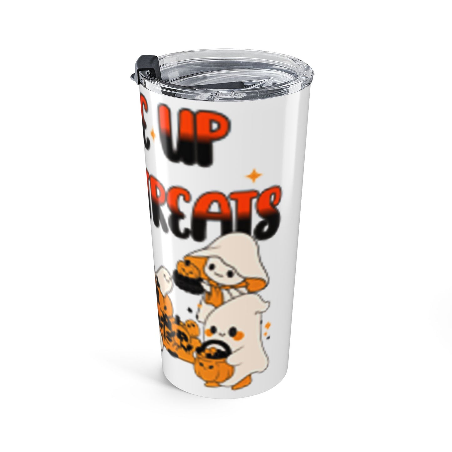 Halloween Ghost Tumbler, 20oz Insulated Tumbler, Cute Pumpkin Drinkware, Gift for Halloween Lovers, Spooky Season Mug