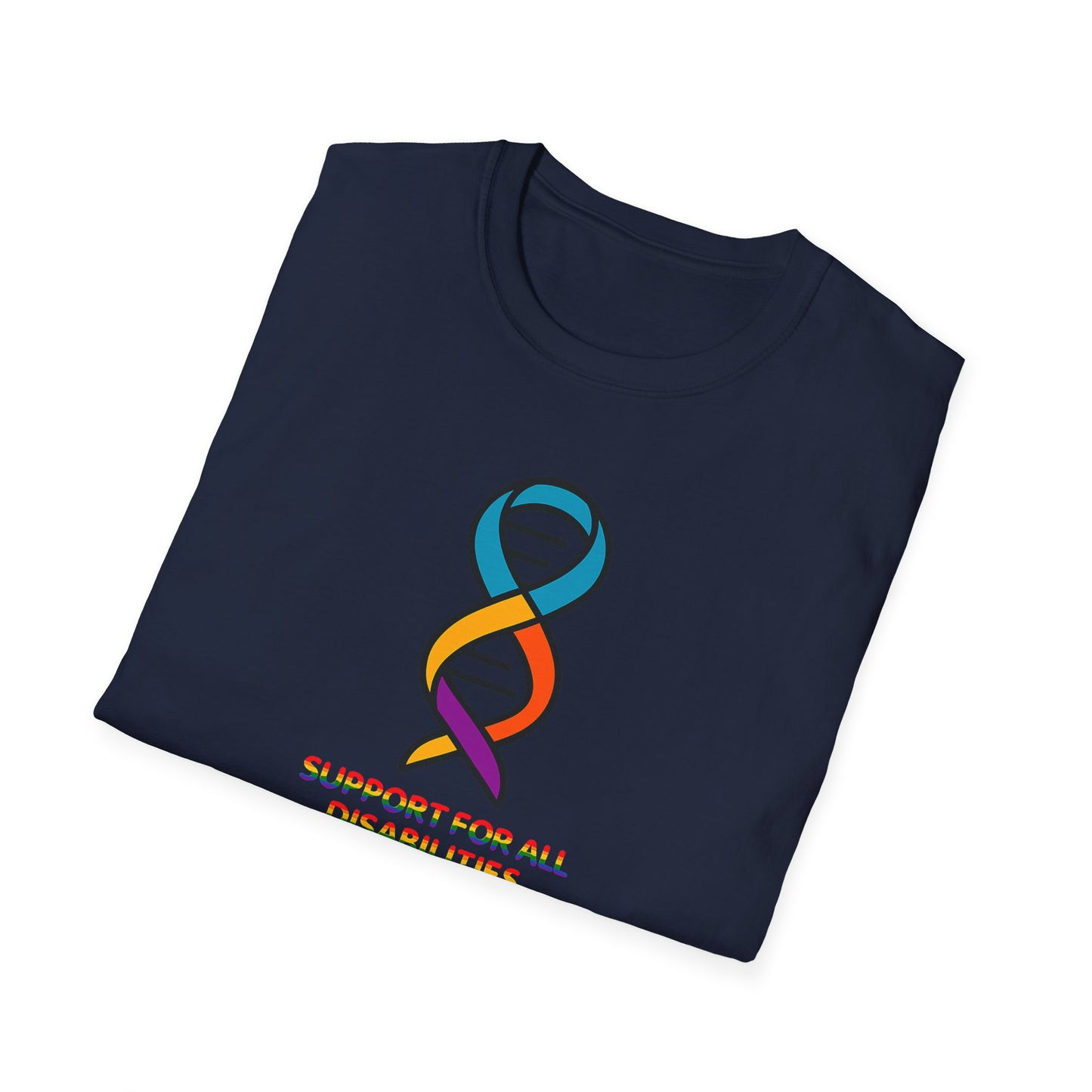 Support for All Disabilities T-Shirt - Unisex Softstyle Tee