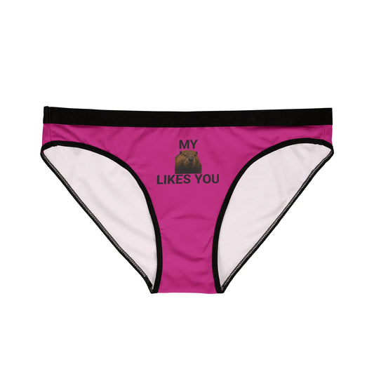 Playful Women's Underwear - My Likes You, Cute Lingerie, Gift for Her, Fun Panties, Everyday Comfort