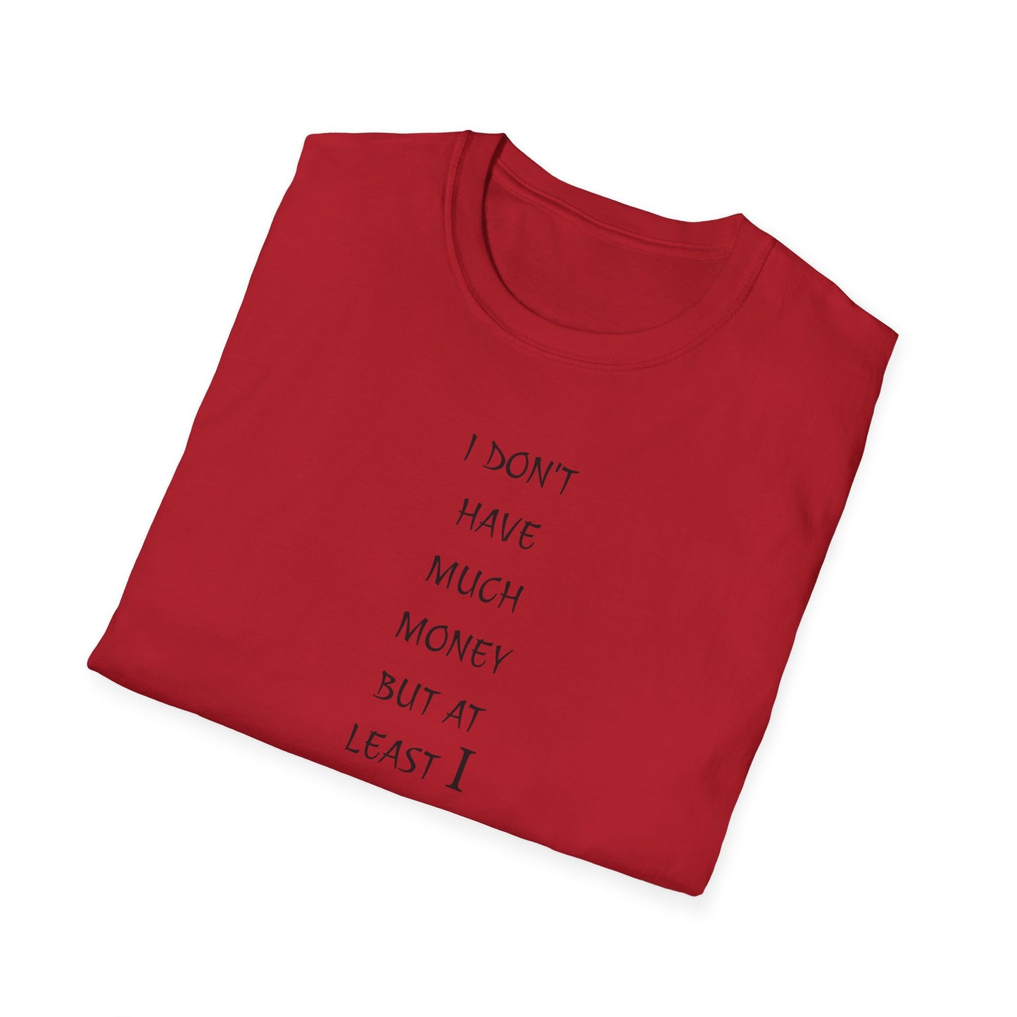 Unisex Softstyle T-Shirt: 'I Don't Have Much Money But At Least I'm Good Looking' - Funny Gift, Trendy Apparel, Humor Tee, Casual [...]