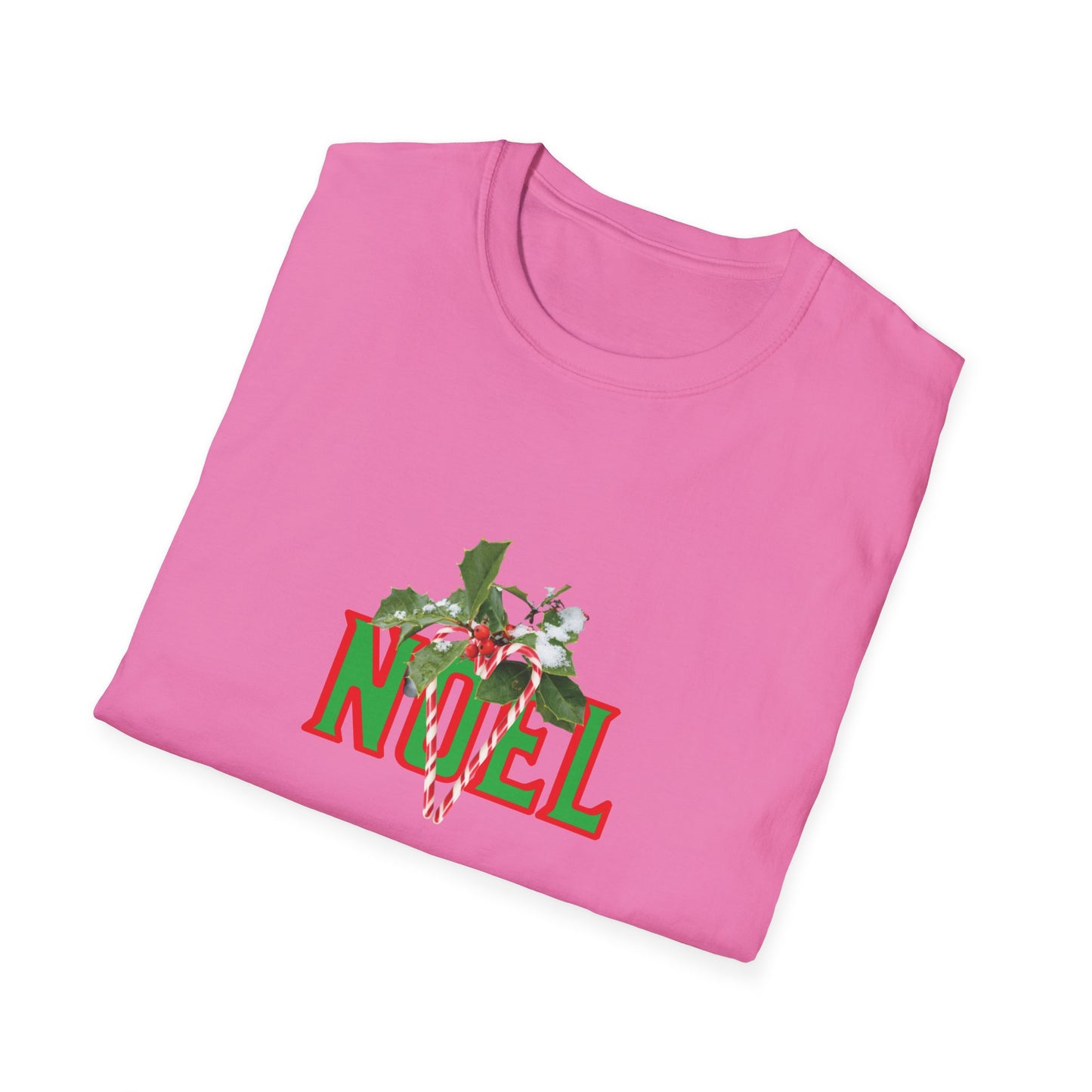 Noel Christmas T-Shirt — Festive Green & Red Holiday Graphic