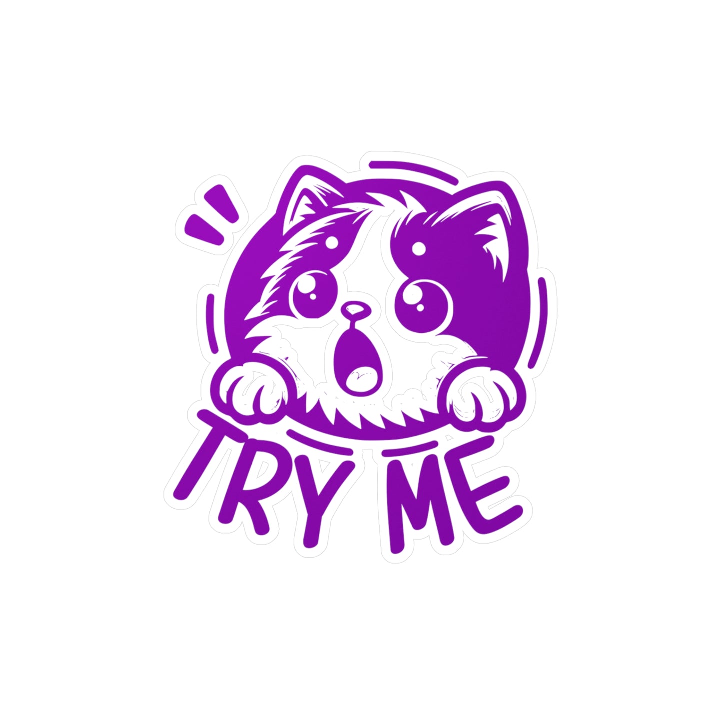 Adorable Cat Vinyl Decals, Cute Kitty Stickers for Pet Lovers, Car Window Decals, Gift for Cat Owners, Fun Home Decor