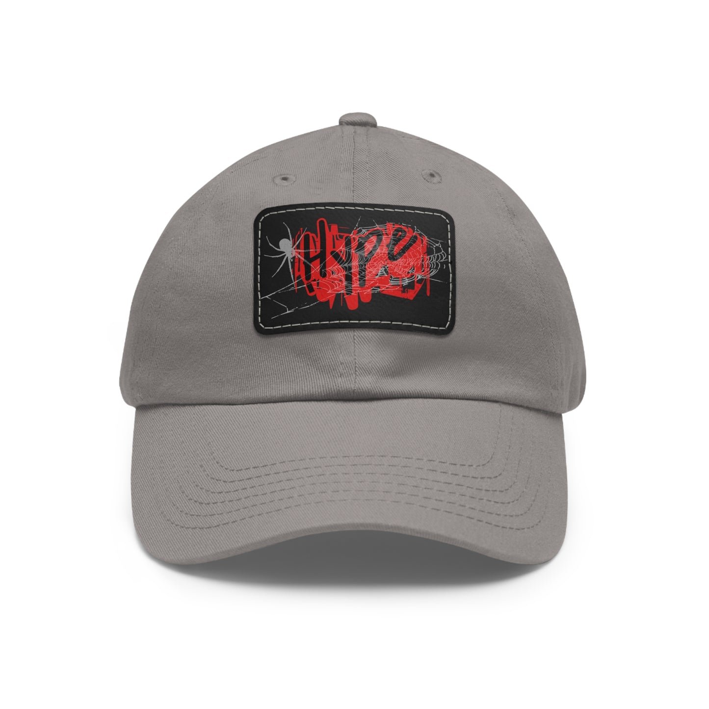 Hype Dad Hat with Leather Patch, Trendy Cap, Casual Wear, Gift for Him, Street Style Accessory, Summer Fashion