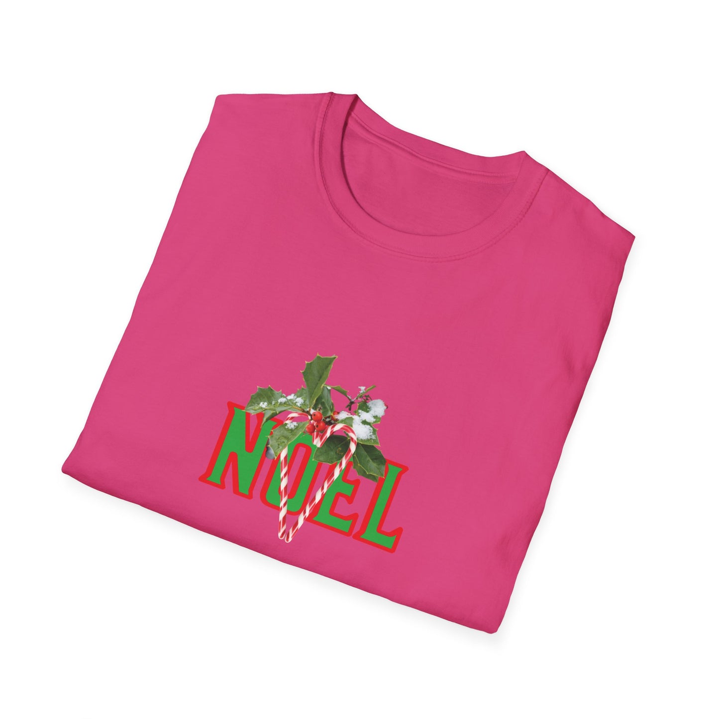 Noel Christmas T-Shirt — Festive Green & Red Holiday Graphic