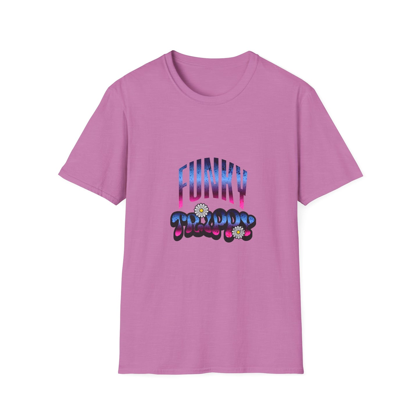Funky Happy Unisex T-Shirt – Perfect for Festivals, Gifts & Everyday Wear, Vivid Graphics, Casual Style, Birthday Celebration