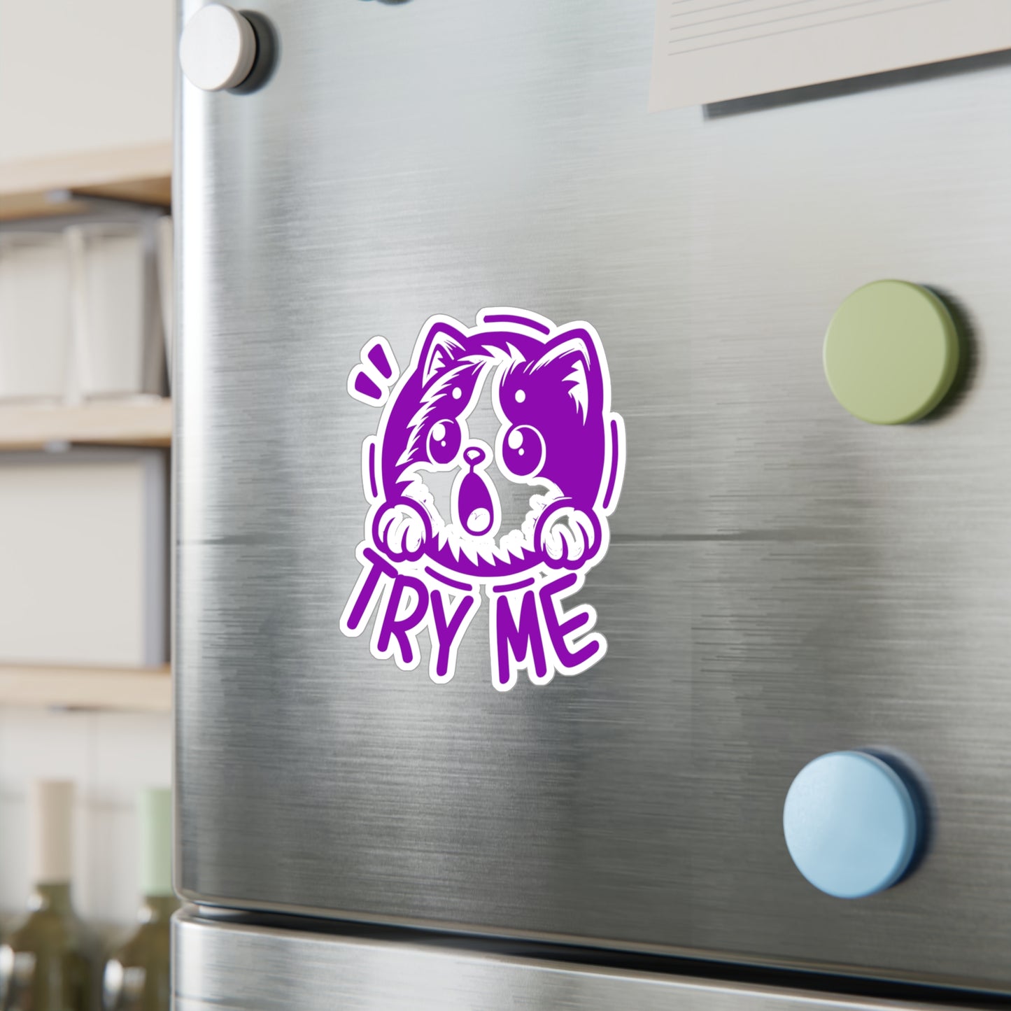 Adorable Cat Vinyl Decals, Cute Kitty Stickers for Pet Lovers, Car Window Decals, Gift for Cat Owners, Fun Home Decor