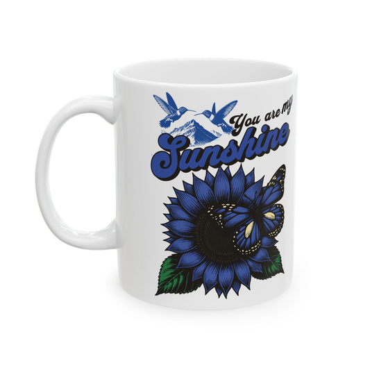Blue Sunshine Ceramic Mug