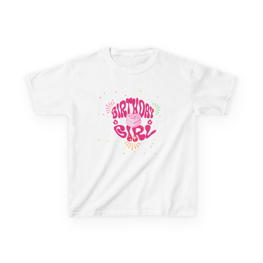 Birthday girl T-Shirt, Kids Birthday Tee, Fun Birthday T-Shirt, Birthday Cake T-Shirt, Birthday Shirt, Celebration Top, Gift, Kids Party Apparel