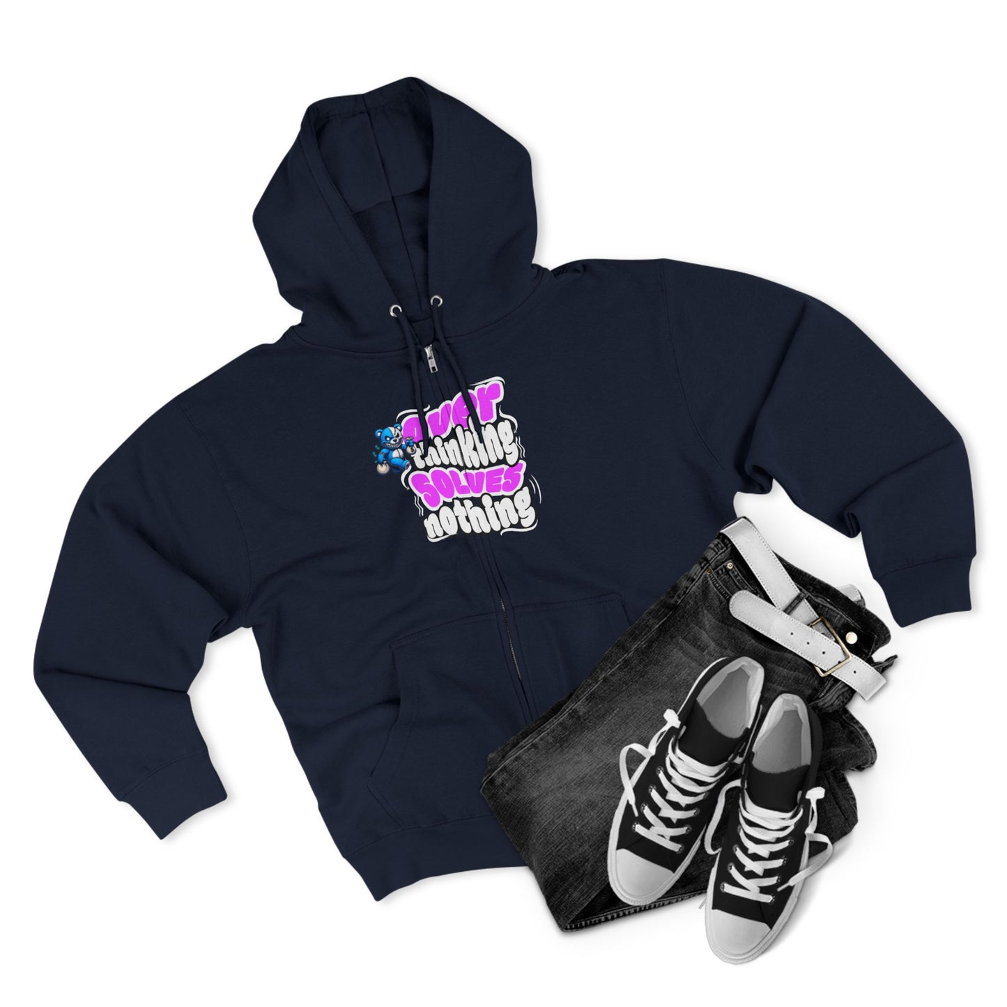 Unisex Zip Hoodie with Fun Typography, Casual Wear, Gift for Friends, Cozy Layer for All Occasions, Perfect for Relaxing, Birthday or [...]