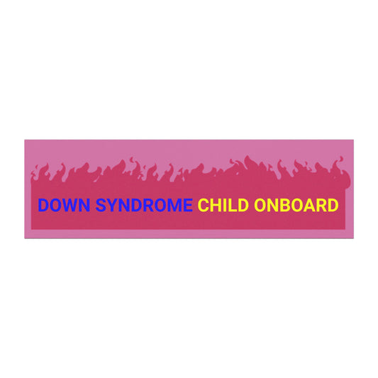 Down Syndrome Awareness Car Magnet, Child Onboard Sign, Supportive Vehicle Decal, Awareness Ribbon Gift for Families, Special Needs [...]