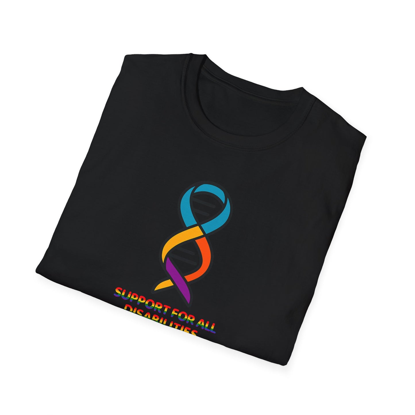 Support for All Disabilities T-Shirt - Unisex Softstyle Tee