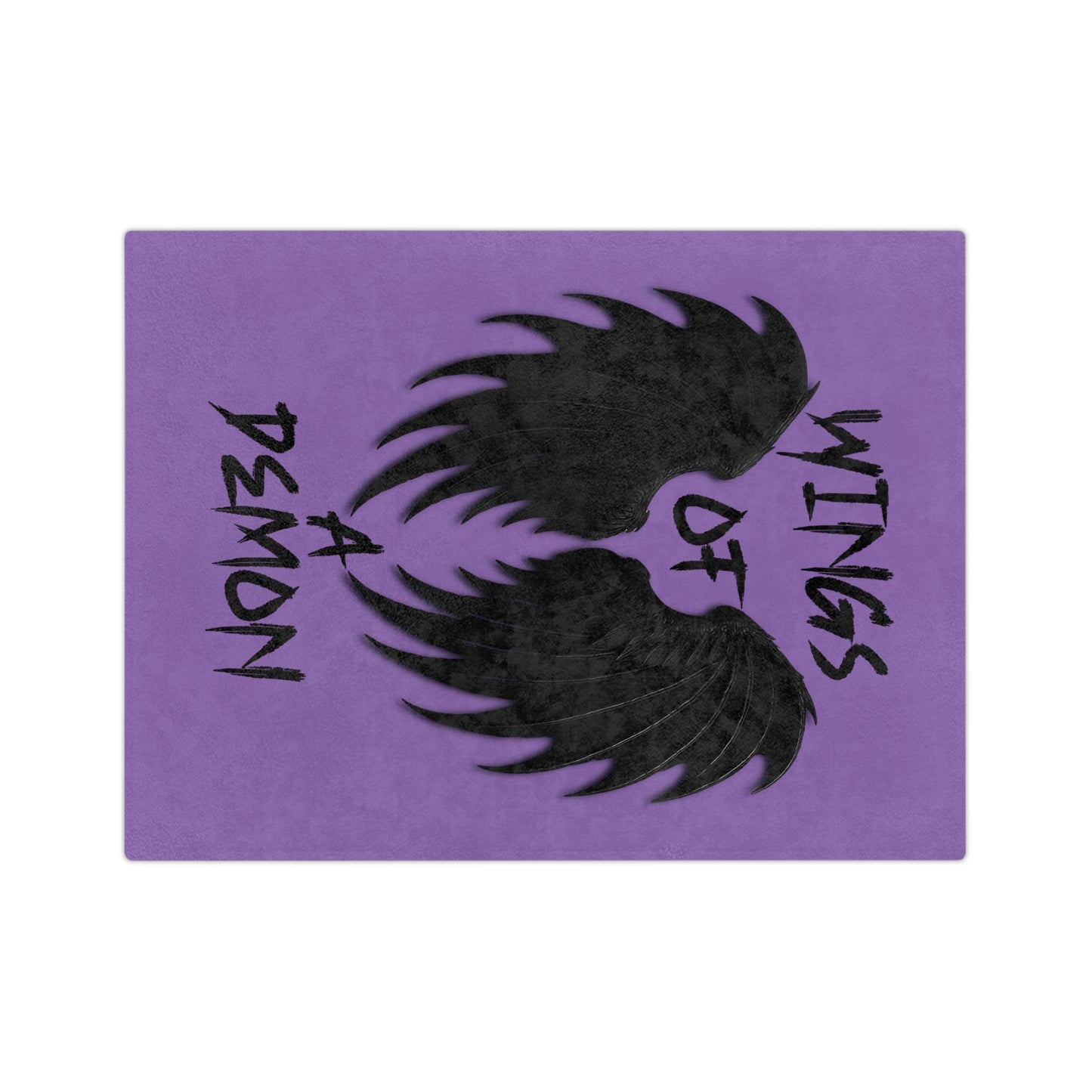 Demon Wings Blanket | Cozy Velveteen Microfiber Throw for Horror Lovers, Perfect for Halloween, Home Decor, Gift Idea, Soft Plush Blanket